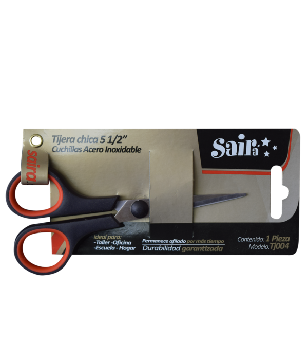 Tijera Chica Saira 5 1/2" Caja C/12 Pzas