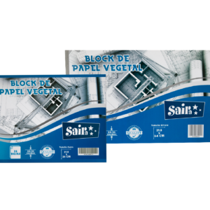 SAIRA BLOCK  VEGETAL  90/95 GRS C/25 HOJAS