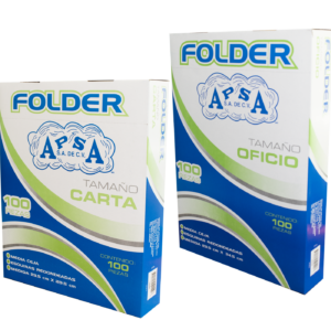 Folder Tamaño Carta y Oficio