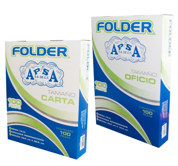 Folder Tamaño Carta y Oficio