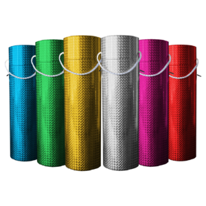 Bote para regalo holográfico Saira  pieza