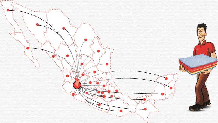Distribuimos a todo México